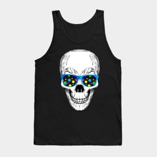 Skull Glasses Skeleton Tank Top